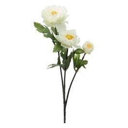 Ranuncolo in Plastica 58 cm Crema