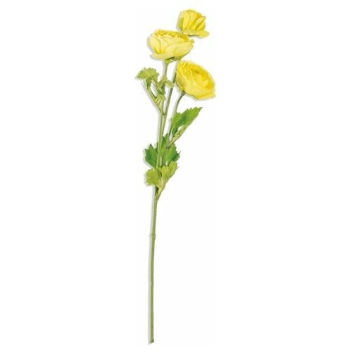Ranunculus giallo in plastica