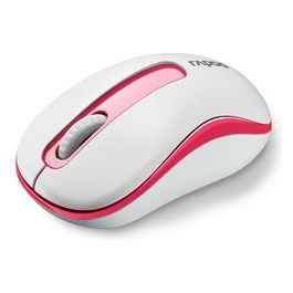 Rapoo M10 Plus Mouse Ottico Wireless, 2.4 GHz, 2D, 1000 dpi, 3 Tasti, Rosso