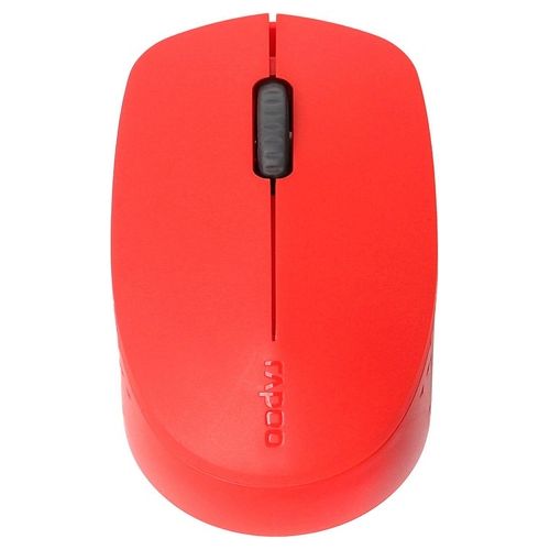 Rapoo M100 Silent Mouse Wireless Bluetooth Usb Multi-Mode 1000 DPI Rosso