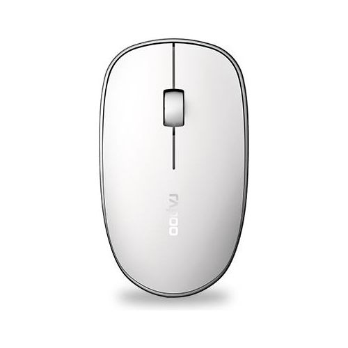 Rapoo M200 Mouse Wireless Silenzioso Bluetooth Usb 1300 DPI Bianco
