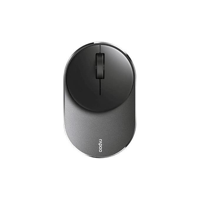 Rapoo M600 Mini Silent Mouse Wireless Bluetooth Usb Multi-Mode Piatto 1300 DPI Nero