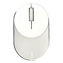 Rapoo M600 Mini Silent Mouse Wireless Bluetooth Nano Usb Compatto 1300 DPI Bianco