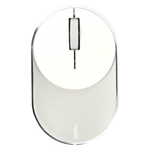 Rapoo M600 Mini Silent Mouse Wireless Bluetooth Nano Usb Compatto 1300 DPI Bianco