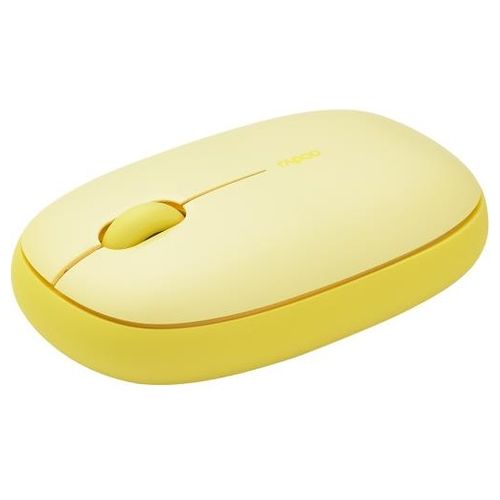 Rapoo M660 Silent Mouse Ambidestro RF Senza Fili  Bluetooth Ottico 1300 Dpi Giallo