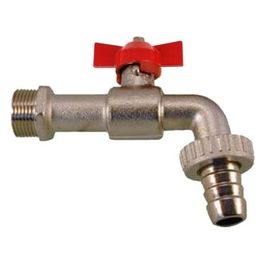 Rubinetto Ottone Sfera 1/2 Farfalla Standard