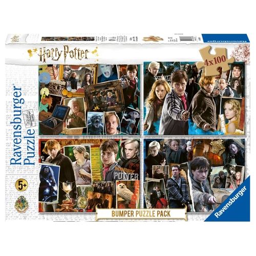 Ravensburger 06832 - Puzzle 4X100 Bumper Pack - Harry Potter