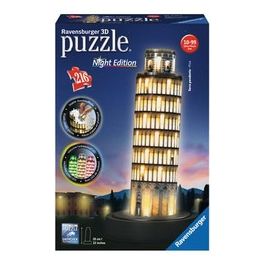 Ravensburger 12515 Puzzle Torre di Pisa con Luce 3d