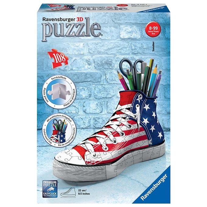 Image of Ravensburger: Sneaker 3D Portapenne 108 pz