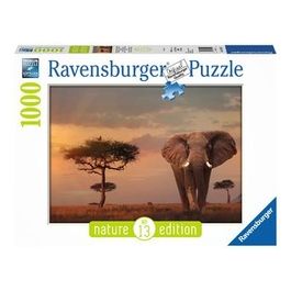 Ravensburger 15159 - Puzzle 1000 Pz - Elefante Del Masai Mara