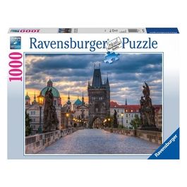Ravensburger 19738 - Puzzle 1000 Pz - The Walk Across The Charles Bridge