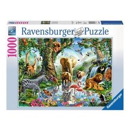 Ravensburger 19837 - Puzzle 1000 Pz - Fantasy - Avventure Nella Giungla