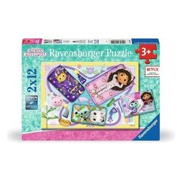 2 Puzzle da 12 Pezzi Gabby's Dollhouse