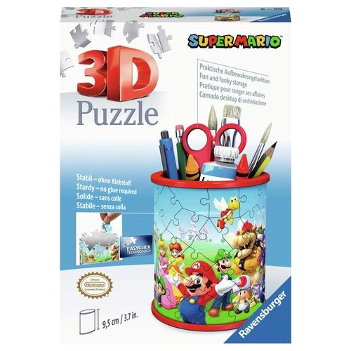 Ravensburger 3D Puzzle Portapenne di Super Mario