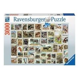 Ravensburger Animal Stamps Puzzle 3000 Pezzi Animali