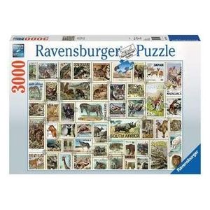 Ravensburger Animal Stamps Puzzle 3000 Pezzi Animali