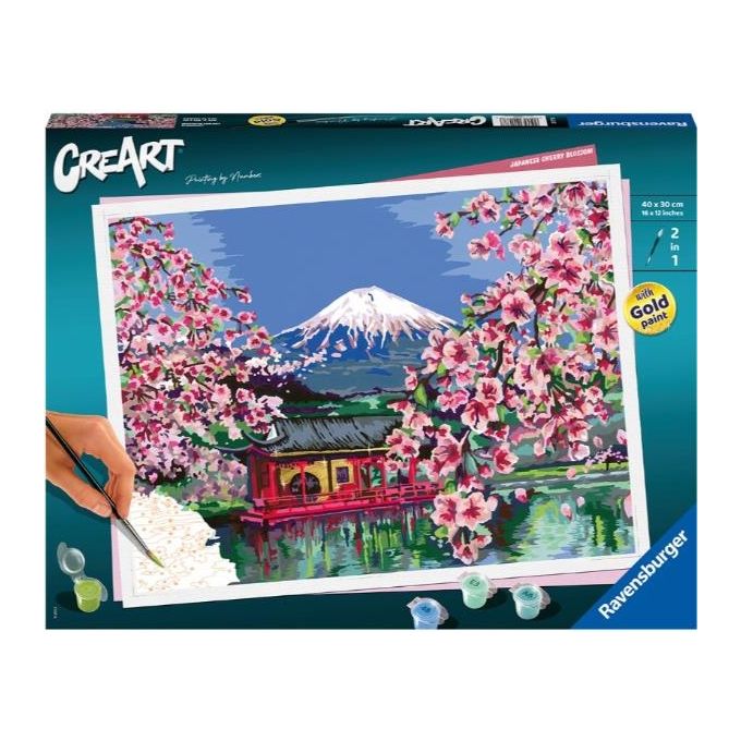 Ravensburger CreArt Premium la Fioritura dei Ciliegi in Giappone