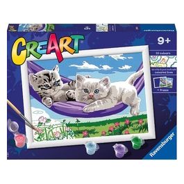 CreArt Serie D Gattini sull'Amaca Dipingere 9 Anni