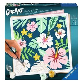 CreArt Serie Trend Quadrati Exotic Flowers
