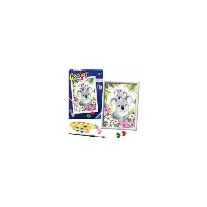 RAVENSBURGER CREART, SWEET Koala, Dipingere con i Numeri Bambini