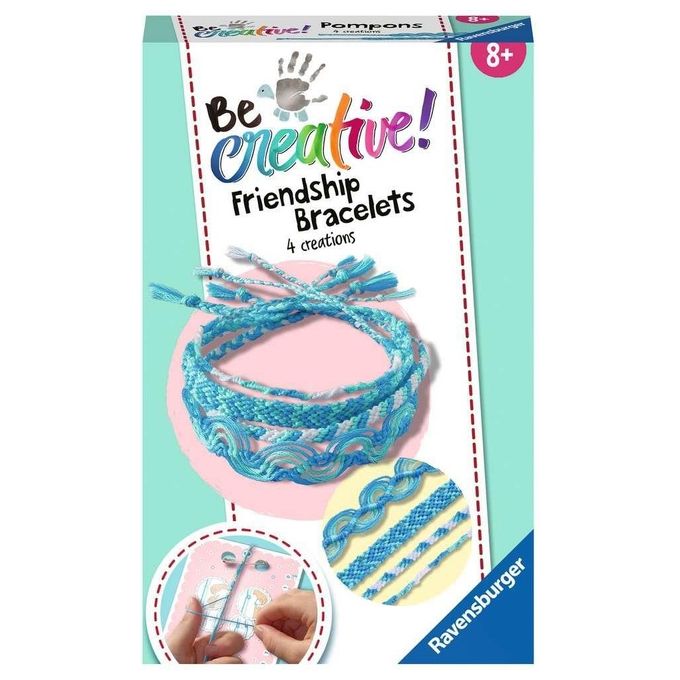 Image of Ravensburger Gioco Creativo Be Creative Friendship Bracelets 4 Creations