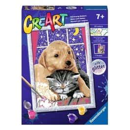 Gioco Creativo Creart Amici Pelosi con Glitter