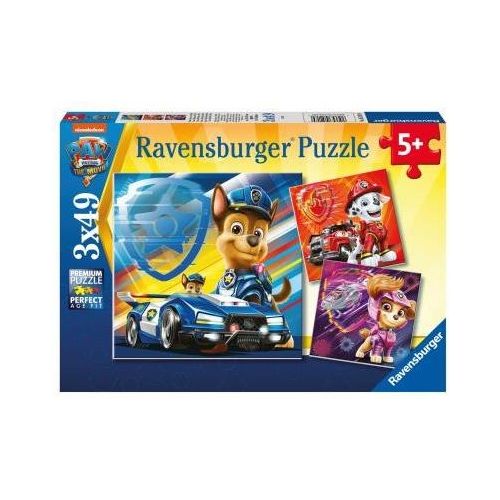 Ravensburger Paw Patrol Movie Puzzle 3x49 Pezzi