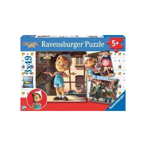 Ravensburger Pinocchio Puzzle 3x49 Pezzi