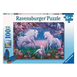 Ravensburger Puzzle da 100 Pezzi XXL Unicorni Incantati