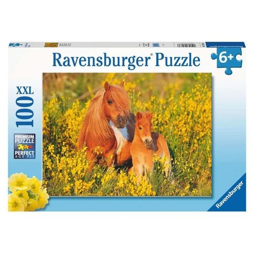 Ravensburger Puzzle da 100 Pezzi XXL Pony Shetland
