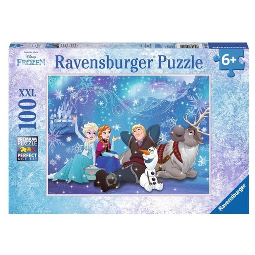 Ravensburger Puzzle 100 Pezzi Disney Frozen L'Incanto del Ghiaccio
