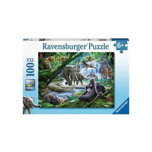 Ravensburger Puzzle 100 Pezzi Animali della Giungla