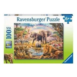 Ravensburger Puzzle da 100 Pezzi XXL La Savana Africana