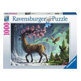 Ravensburger Puzzle da 1000 Pezzi Cervo in Primavera
