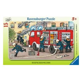 Ravensburger Puzzle 15 Pezzi La mia Macchina dei Pompieri