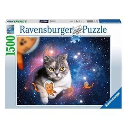 Puzzle da 1500 Pezzi Gatto Nello Spazio