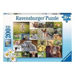 Ravensburger Puzzle da 200 Pezzi XXL I Cuccioli del Mondo