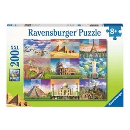 Ravensburger Puzzle da 200 Pezzi XXL Monumenti del Mondo