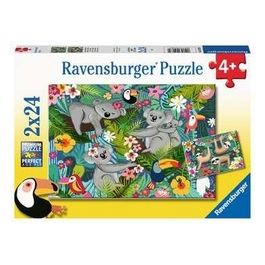 Ravensburger Puzzle 2x24 Pezzi Koala e Bradipi