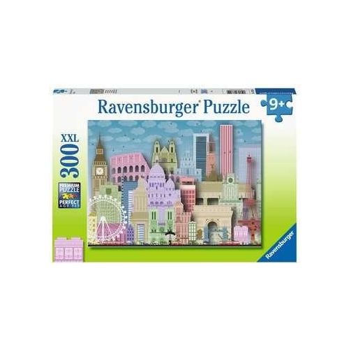 Ravensburger Puzzle da 300 Pezzi XXL Europa Colorata