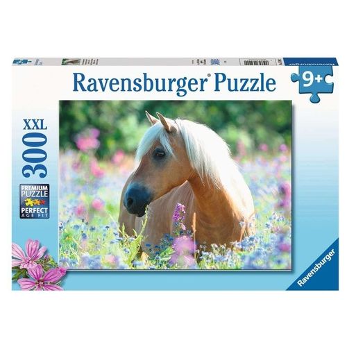 Ravensburger Puzzle da 300 Pezzi XXL Cavallo tra i Fiori