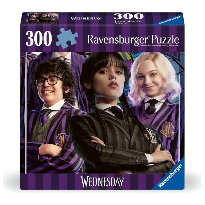 Ravensburger Puzzle 300 Pezzi Wednesday Outcasts Are In