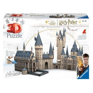 Ravensburger Puzzle 3D 630 Pezzi Harry Potter Hogwarts Castle Bundle