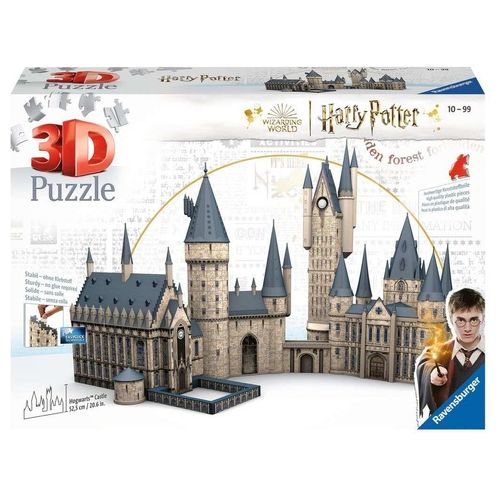 Ravensburger Puzzle 3D 630 Pezzi Harry Potter Hogwarts Castle Bundle