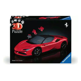 Puzzle 3D Ferrari SF 90 108 Pezzi, Età 8+, Veicoli