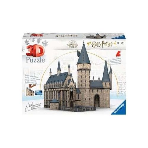 Ravensburger Puzzle 3D Harry Potter Castello di Hogwarts Sala Grande 540 Pezzi