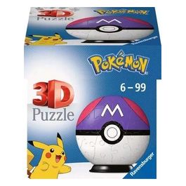 Puzzle 3D Pokemon Masterball Viola 54 Pezzi