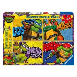 Puzzle 4x100 Bumper Pack Teenage Mutant Ninja Turtles