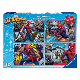 Puzzle 4X100 Pz Spiderman