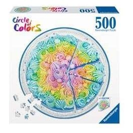 Ravensburger Puzzle da 500 Pezzi Circle Of Colors Rainbow Cake